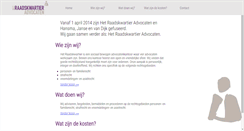 Desktop Screenshot of hetraadskwartier.nl