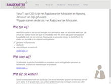 Tablet Screenshot of hetraadskwartier.nl